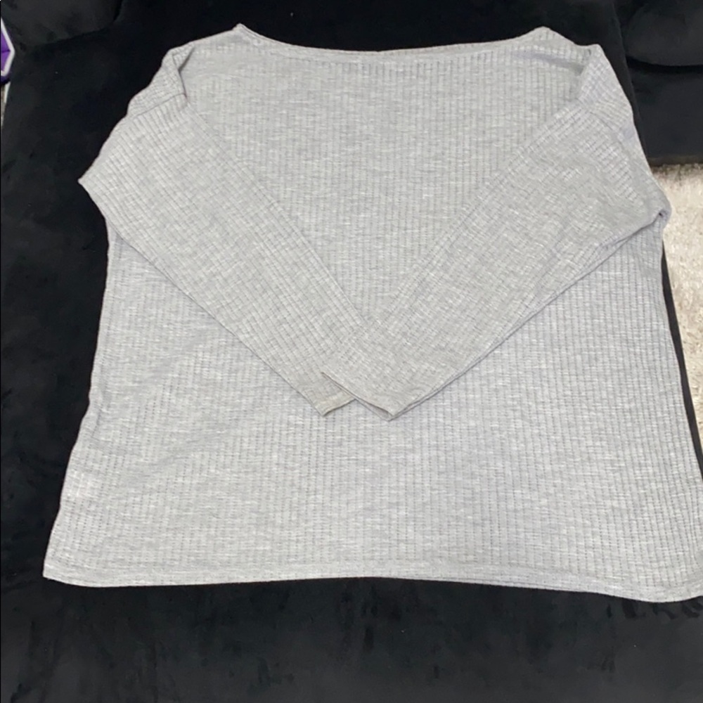Oversized jersey top